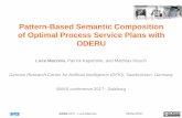 Pattern-Based Semantic Composition of Optimal Process Service Plans with ODERU
