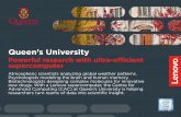 Queen’s University -- Powerful research with ultra-efficient supercomputer