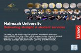 Majmaah University - Delivering straight A student services
