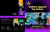 2018 Uniform Apparel Top Sellers Catalog