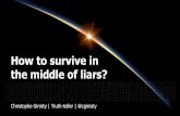 How to survive in middle of liars