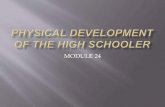 Physical development of the high schooler
