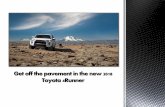 The 2018 Toyota 4 Runner has arrived