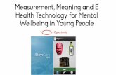 Measuring Mental WellBeing  With Young People