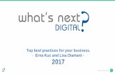 Top best practices for your business - Erna Kuc and Lisa Diamant