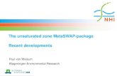 DSD-INT 2017 The unsaturated zone MetaSWAP-package, recent developments - Van Walsum