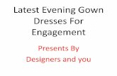 Party Wear Gown Dress: Long Sleeved Designer Gowns for Wedding and Engagement Online India Low Price