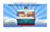 Sea freight documents (sea doc) (f)