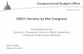 CBO’s Service to the Congress