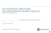 2017 Strategic Directions: Electric Industry Survey