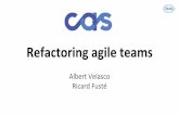Refactoring agile teams - CAS 2017