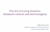 The art of living systems: between natural and technological