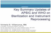 APSIC and WHO Sterilization and Instrument Reprocessing Guidelines