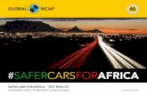 #SaferCarsForAfrica - Alejandro Furas, Global NCAP
