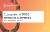 Comparison of foss distributed storage
