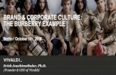 Brand & Corporate Culture: The Burberry Example