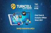 Chief Data & Analytics Week, Europe, Barış Karakullukcu, Turkcell