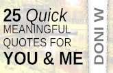 25 Quick Meaningful Quotes for You and Me @doniw