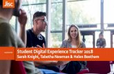 Jisc webinar start up Jisc student digital experience tracker 2018