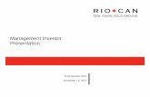 Q3 2017 Management Investor Presentation