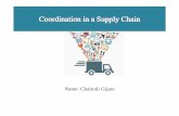 Coordination in a supply chain