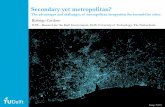 RODRIGO CARDOSO: Secondary yet Metropolitan? The advantages and challenges of metropolitan integration for second-tier cities