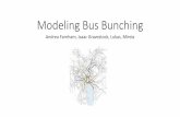 Modeling Bus Bunching
