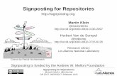 Signposting for Repositories