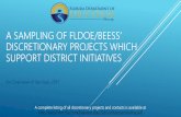 2017 BEESS Discretionary Projects