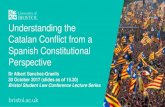 Understanding the Catalan Conflict from a Spanish Constitutional Perspective