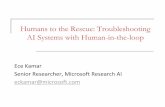 Humans to the Rescue: Troubleshooting AI Systems with Human-in-the-loop