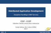 Exception Handling in WCF Services