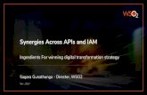 Synergies across APIs and IAM