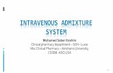 Intravenous admixture system