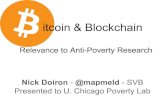 Bitcoin and Blockchain: Relevance to Anti-Poverty Research