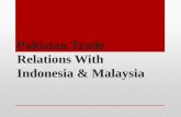Pakistan Trade Relations With Indonesia & Malaysia