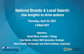 National Brands and Local Search: Using Insights to Drive Actions
