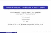Medical Persona Classification in Social Media