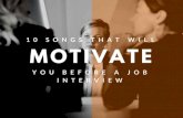 10 Songs That Will Motivate You Before a Job Interview