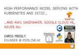 PipelineAI + TensorFlow AI + Spark ML + Kuberenetes + Istio + AWS SageMaker + Google Cloud ML + Azure ML