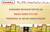Dalda - Consumer behavior