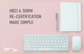 HRCI & SHRM Re-certification Guide