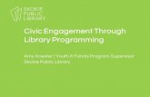 Civic Engagement through Library Programming