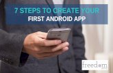 7 Steps to Create Your First Android App