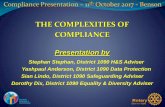 Complexities of Compliance  2017