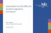 Consultation on the Office for Students regulatory framework - Susan Lapworth
