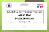 Deped Curriculum Guide in Araling Panlipunan 2016 Grade 1