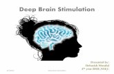 Deep brain stimulation presentation