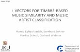 I-VECTORS FOR TIMBRE-BASED MUSIC SIMILARITY AND MUSIC ARTIST CLASSIFICATION