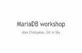MariaDB workshop